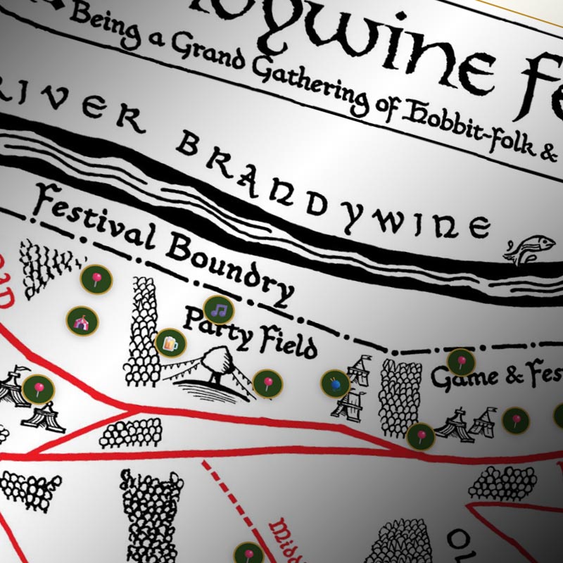 Brandywine Festival site map
